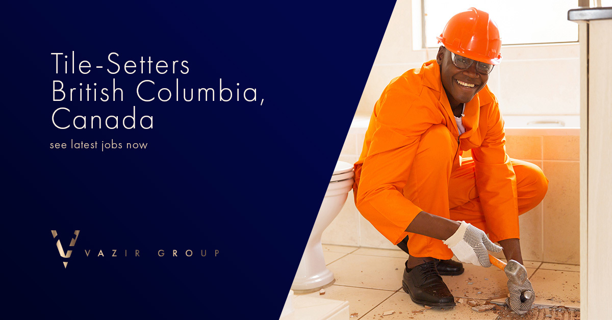 Jobs abroad as a tile setter.