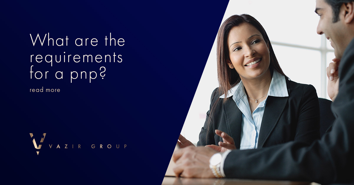 What are the requirements for a PNP?